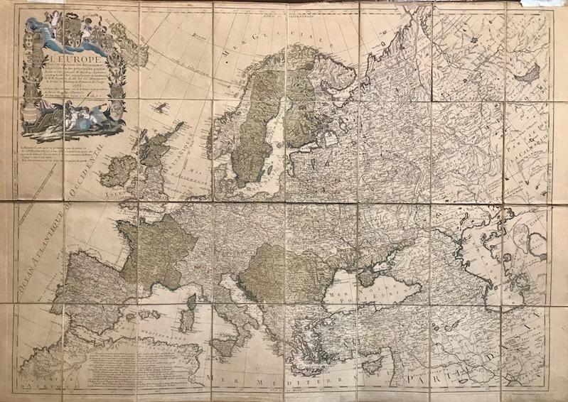 Moithey Maurille Antoine (1732-1810) L'Europe divisée en tous ses Royaumes et subdivisée en ses principales parties... 1785 Paris 